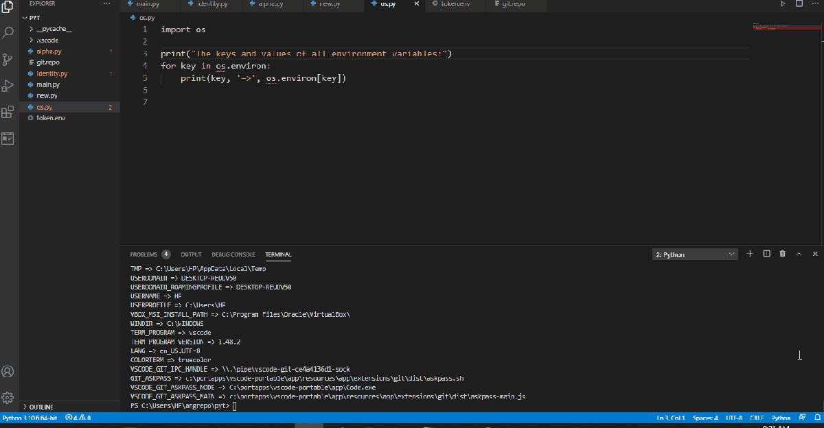 Set Environment Variable in Python Script Delft Stack